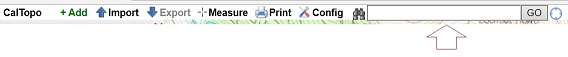 Caltopo Search Box
